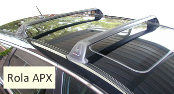 Rola Roof APX roof rack fitted on Mazda CX7